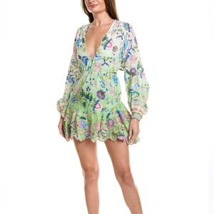 Hemant & Nandita Tie-Back Mini Dress NWT